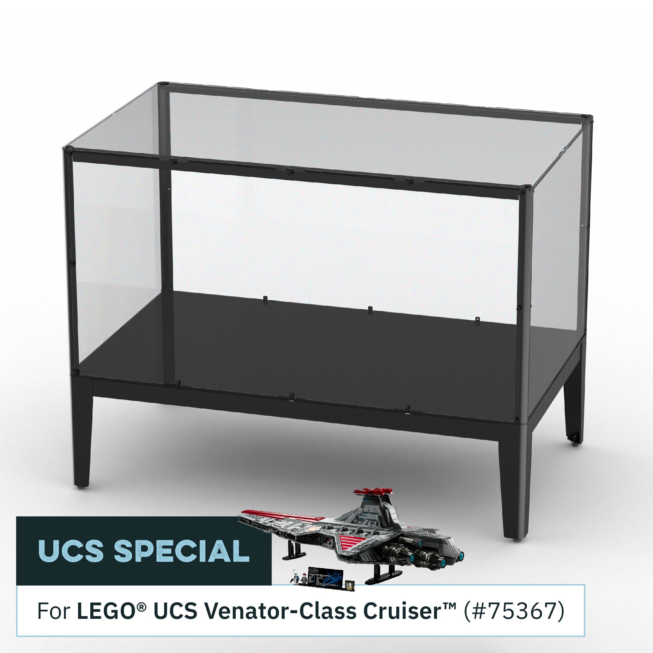 LEGO® UCS Venator-Class Republic Attack Cruiser Display Case (75367) –  Kingdom Brick Supply