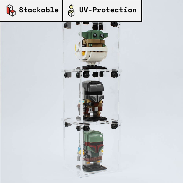 Scobo™ Mini Stackers Collection | Acrylic Displays for hobby, LEGO, collectibles
