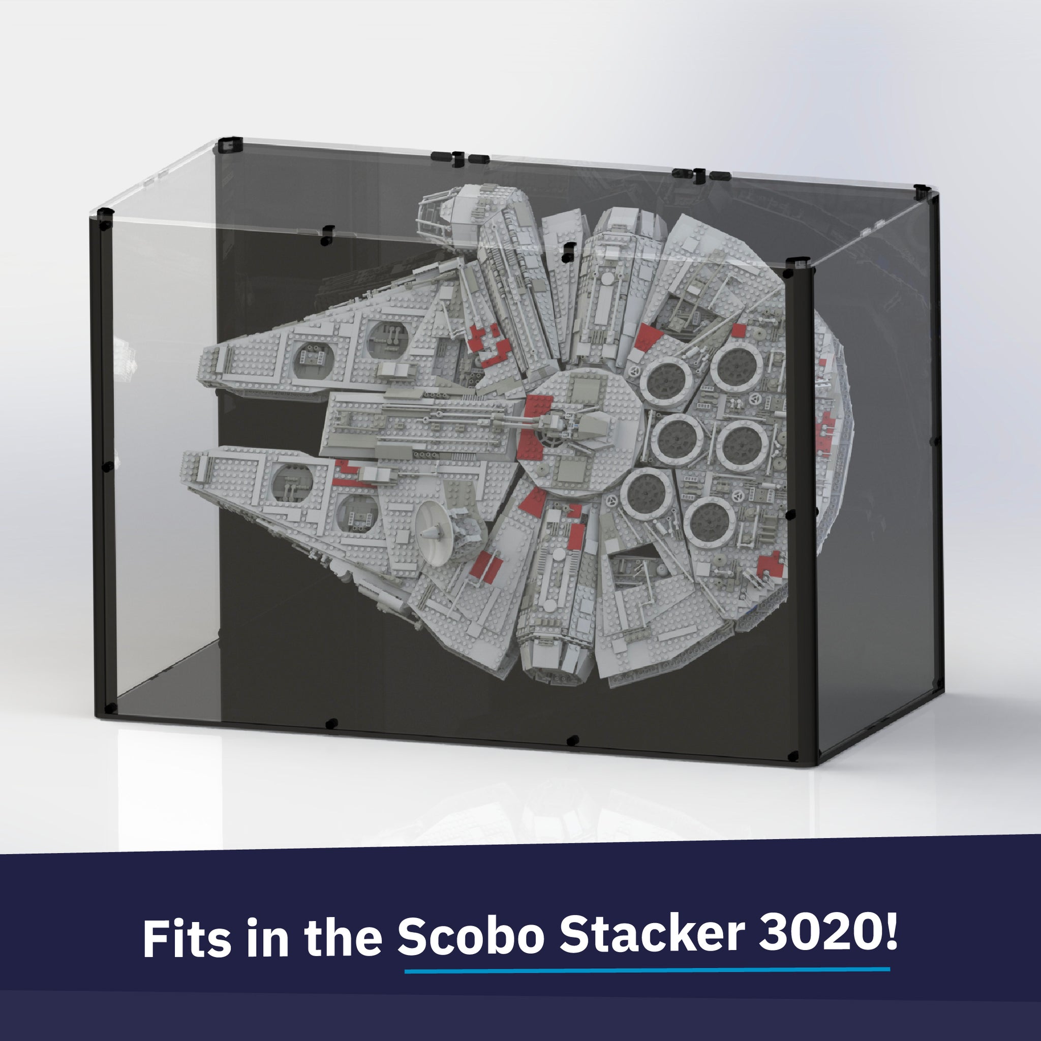 Shelf Displaying Lego Millennium Falcon UCS Millennium Falcon