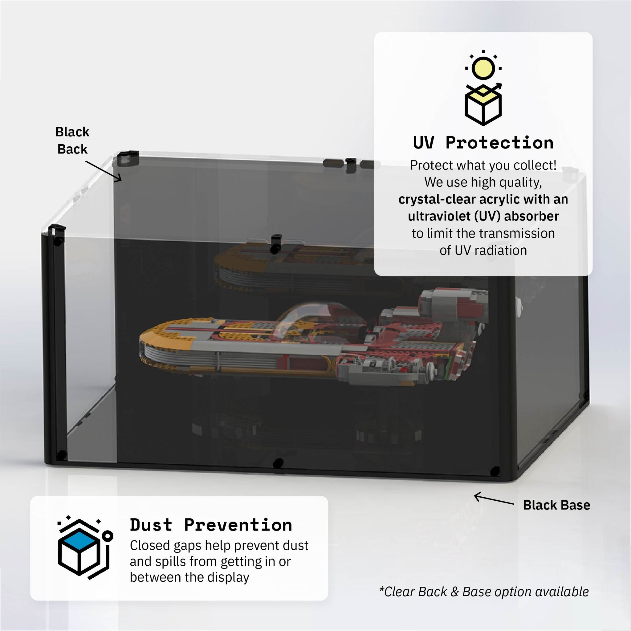 LEGO® UCS Venator-Class Republic Attack Cruiser Display Case (75367) –  Kingdom Brick Supply