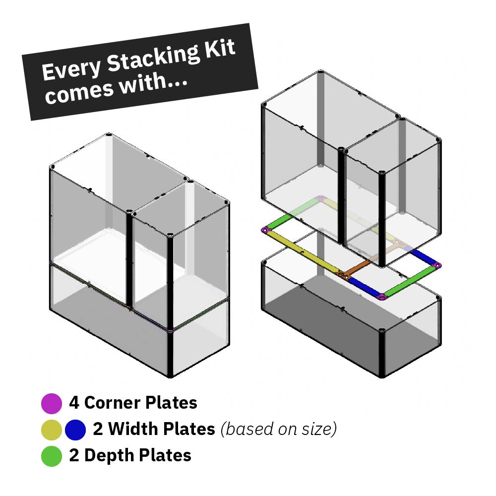 Stacker Kit. Amazon Scobo® Stacker XL4000 Series Vertical Stacking Kit – Scobo Design, LLC