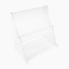 2-Tiered Card Display Stand for baseball, graded cards and other flat collectibles
